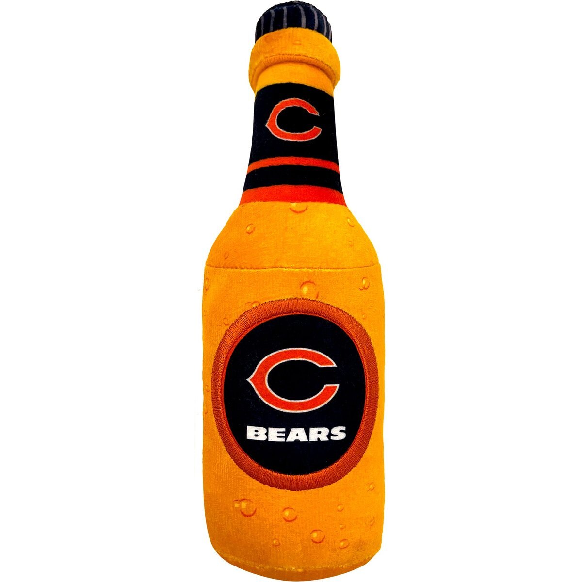 Pets First Bottle Squeaky Dog Chew Toy, Chicago Bears
