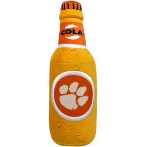 Pets First Bottle Squeaky Dog Chew Toy, Clemson