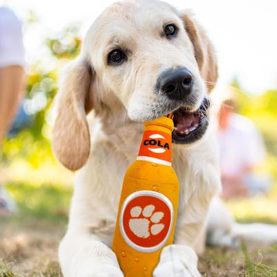 Show full view: Pets First Bottle Squeaky Dog Chew Toy, Clemson slide 3 of 6