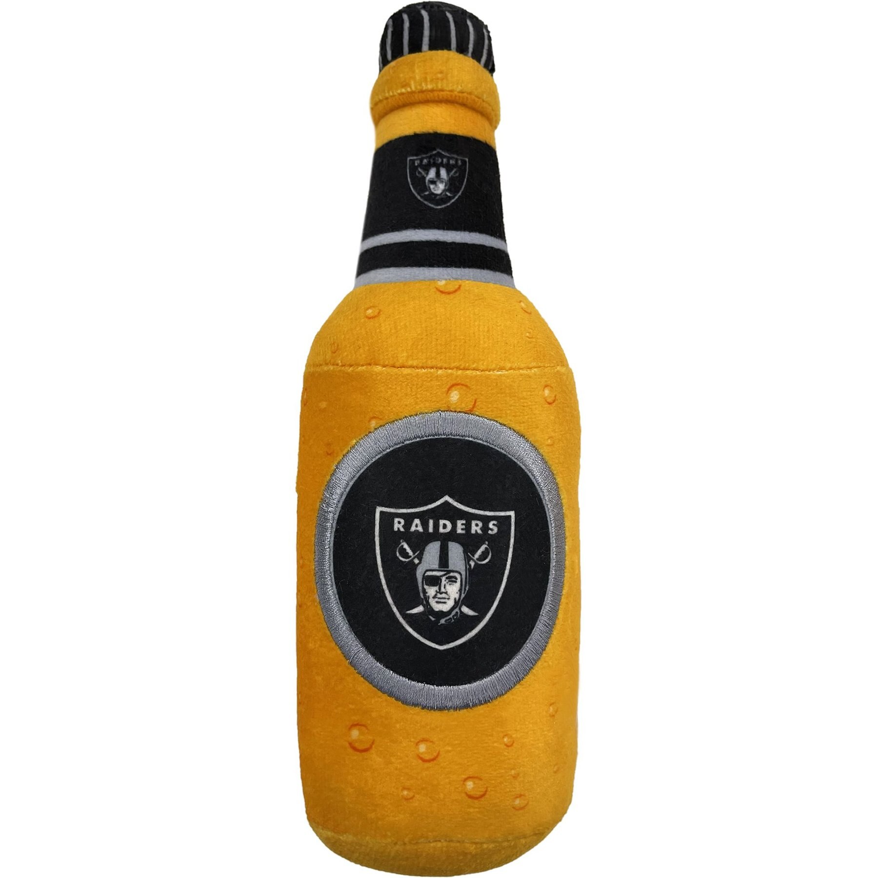 Pets First Bottle Squeaky Dog Chew Toy, Las Vegas Raiders