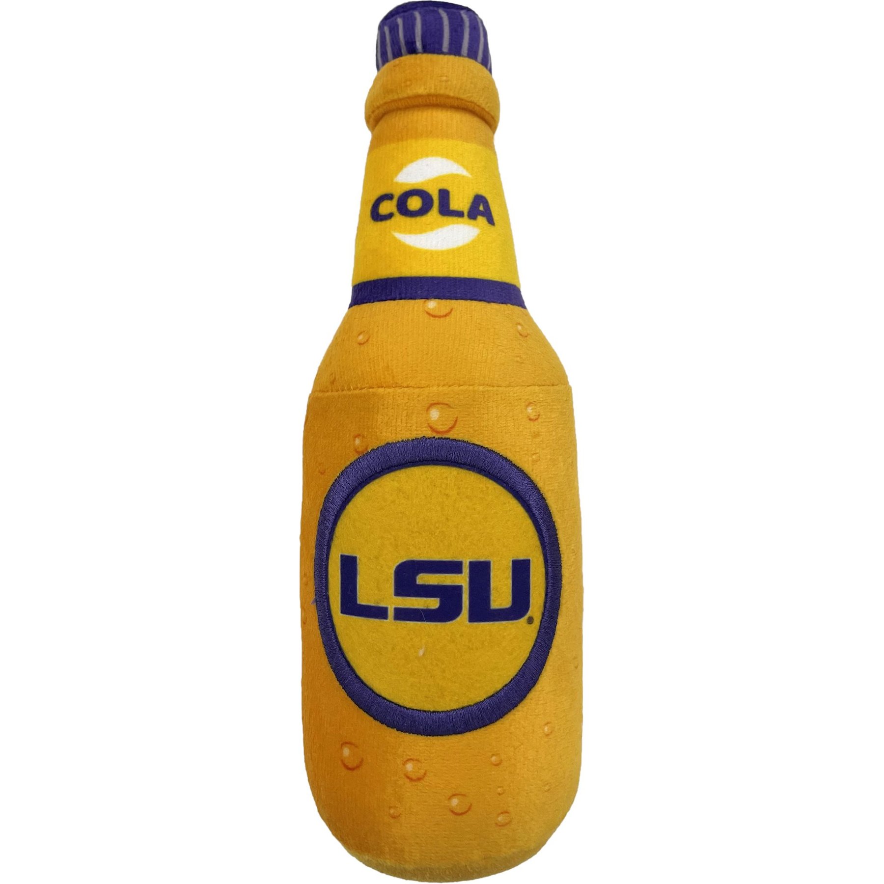 Pets First Bottle Squeaky Dog Chew Toy, LSU