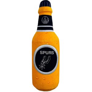 Pets First Bottle Squeaky Dog Chew Toy, San Antonio Spurs