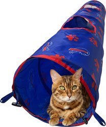 Pets First Buffalo Bills Cat Tunnel Toy with Catnip slide 2 of 9