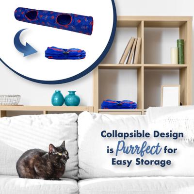 Show full view: Pets First Buffalo Bills Cat Tunnel Toy with Catnip slide 7 of 10