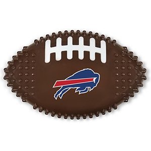 Pets First Buffalo Bills Hard Nylon Football Dog Chew Toy, Brown