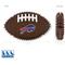 Show in main carousel: Pets First Buffalo Bills Hard Nylon Football Dog Chew Toy, Brown slide 2 of 5
