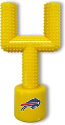 Pets First Buffalo Bills Hard Nylon Goal Post Dog Chew Toy, Yellow