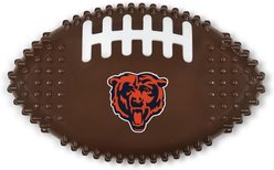 Pets First Chicago Bears Hard Nylon Football Dog Chew Toy, Brown