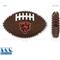 Show in main carousel: Pets First Chicago Bears Hard Nylon Football Dog Chew Toy, Brown slide 2 of 5