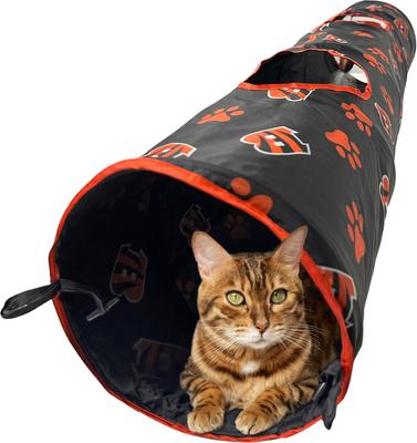 Show full view: Pets First Cincinnati Bengals Cat Tunnel Toy with Catnip slide 10 of 10