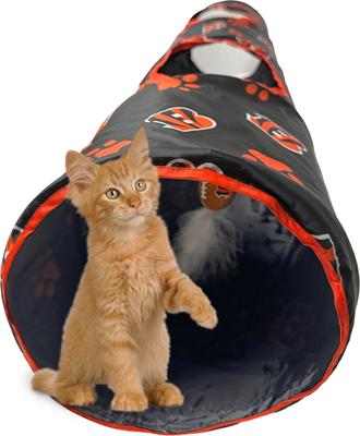 Show full view: Pets First Cincinnati Bengals Cat Tunnel Toy with Catnip slide 9 of 10