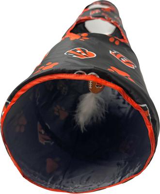 Show full view: Pets First Cincinnati Bengals Cat Tunnel Toy with Catnip slide 4 of 10