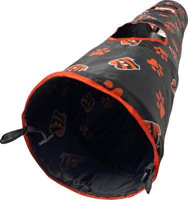Show full view: Pets First Cincinnati Bengals Cat Tunnel Toy with Catnip slide 3 of 10