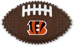 Pets First Cincinnati Bengals Hard Nylon Football Dog Chew Toy, Brown