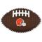 Show in main carousel: Pets First Cleveland Browns Hard Nylon Football Dog Chew Toy, Brown slide 1 of 5