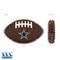 Show in main carousel: Pets First Dallas Cowboys Hard Nylon Football Dog Chew Toy, Brown slide 3 of 6