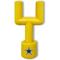 Show in main carousel: Pets First Dallas Cowboys Hard Nylon Goal Post Dog Chew Toy, Yellow slide 1 of 6