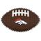 Show in main carousel: Pets First Denver Broncos Hard Nylon Football Dog Chew Toy, Brown slide 1 of 5