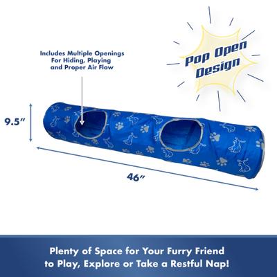 Show full view: Pets First Detroit Lions Cat Tunnel Toy with Catnip slide 5 of 10