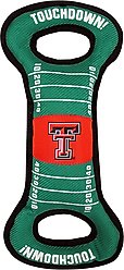 Pets First Field Tough Squeaky Dog Chew Toy, Texas Tech