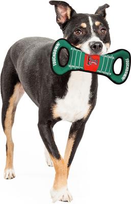 Show full view: Pets First Field Tough Squeaky Dog Chew Toy, Texas Tech slide 4 of 6