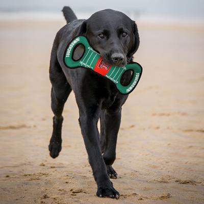 Show full view: Pets First Field Tough Squeaky Dog Chew Toy, Texas Tech slide 3 of 6