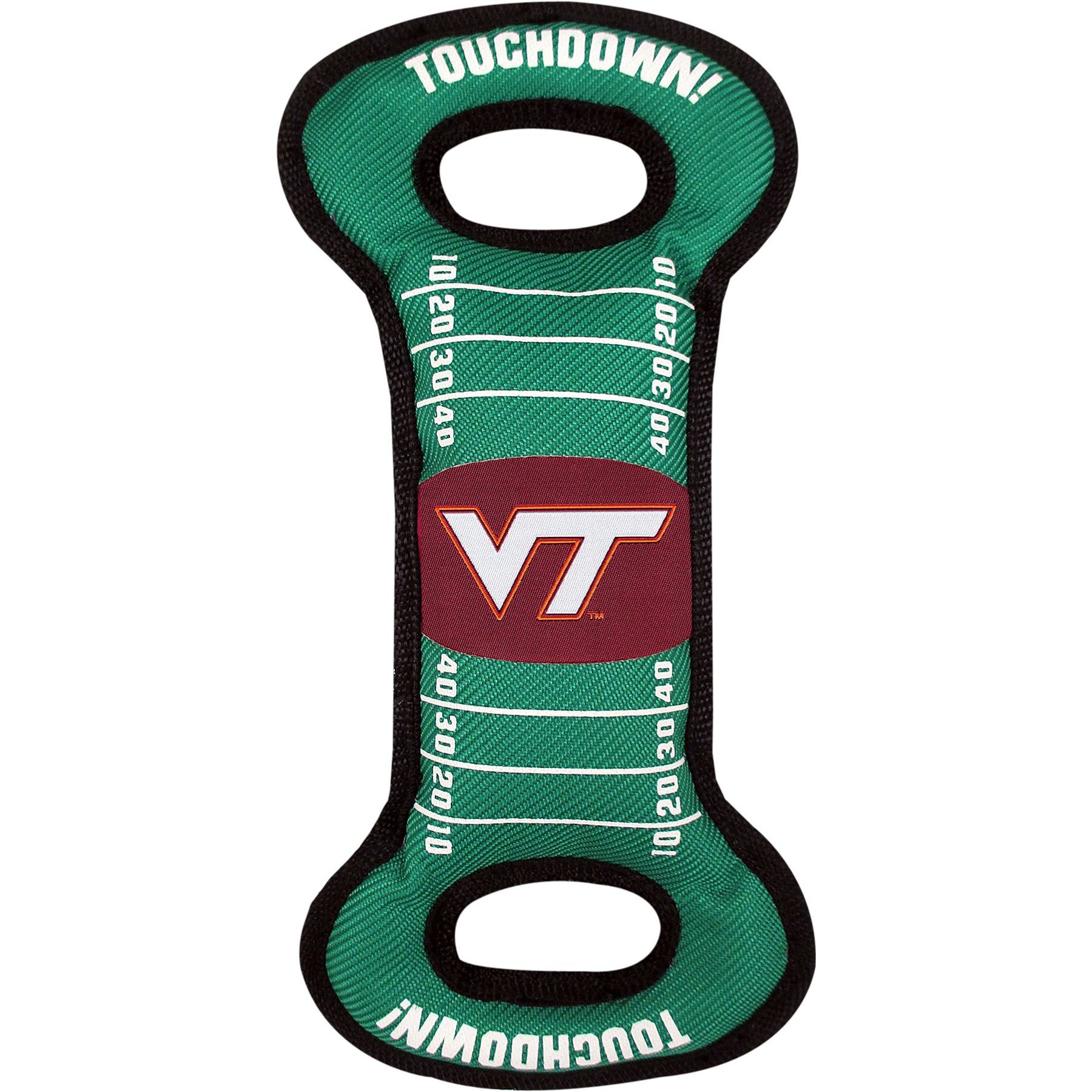 Pets First Field Tough Squeaky Dog Chew Toy, VA Tech