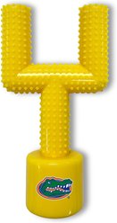 Pets First Florida Hard Nylon Goal Post Dog Chew Toy, Yellow