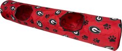 Pets First Georgia Bulldogs Cat Tunnel Toy with Catnip