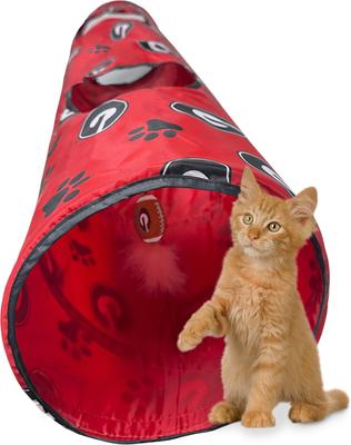 Show full view: Pets First Georgia Bulldogs Cat Tunnel Toy with Catnip slide 9 of 11