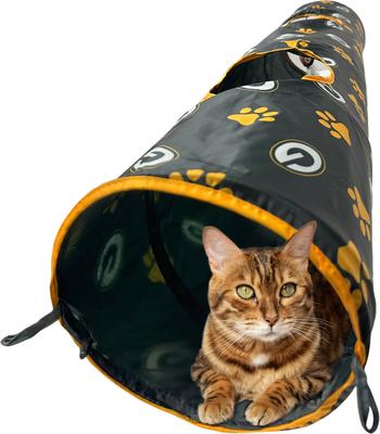 Show full view: Pets First Green Bay Packers Cat Tunnel Toy with Catnip slide 9 of 10