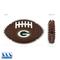 Show in main carousel: Pets First Green Bay Packers Hard Nylon Football Dog Chew Toy, Brown slide 2 of 6