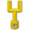 Show in main carousel: Pets First Green Bay Packers Hard Nylon Goal Post Dog Chew Toy, Yellow slide 1 of 6