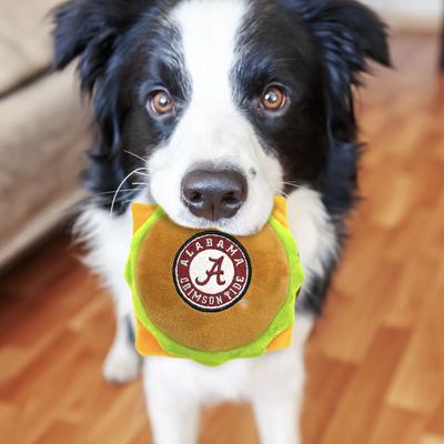 Show full view: Pets First Hamburger Squeaky Dog Chew Toy, Alabama slide 3 of 6