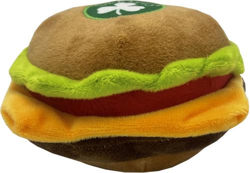 Show full view: Pets First Hamburger Squeaky Dog Chew Toy, Boston Celtics slide 2 of 6