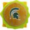 Show in main carousel: Pets First Hamburger Squeaky Dog Chew Toy, Michigan State slide 1 of 6