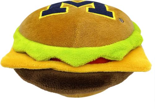 Show full view: Pets First Hamburger Squeaky Dog Chew Toy, Michigan slide 2 of 6