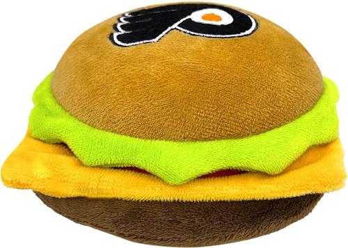 Show full view: Pets First Hamburger Squeaky Dog Chew Toy, Philadelphia Flyers slide 2 of 6