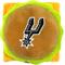 Show in main carousel: Pets First Hamburger Squeaky Dog Chew Toy, San Antonio Spurs slide 1 of 6