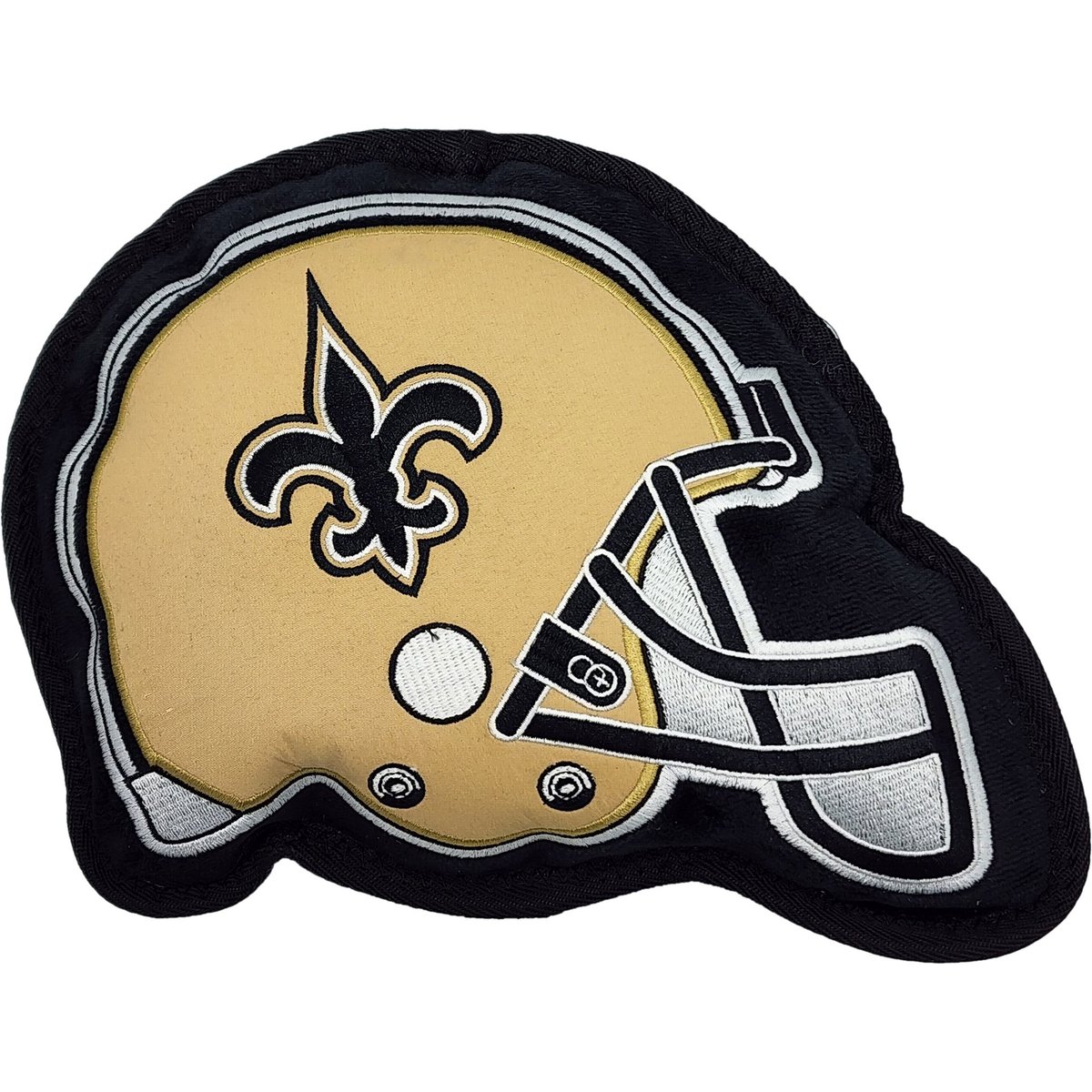 Pets First Helmet Tough Squeaky Dog Chew Toy, New Orleans Saints