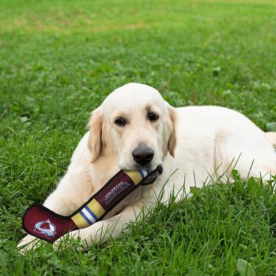 Pets First Hockey Stick Tough Squeaky Dog Chew Toy