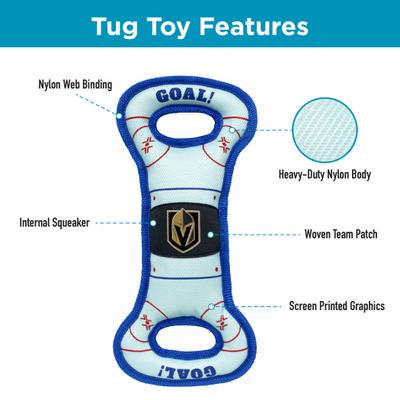 Show full view: Pets First Hockey Tug Tough Squeaky Dog Chew Toy, Las Vegas Golden Knights slide 5 of 6