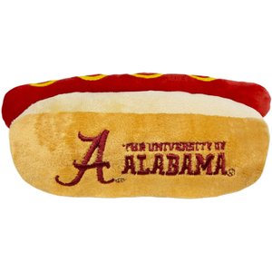 Pets First Hot Dog Squeaky Dog Chew Toy, Alabama