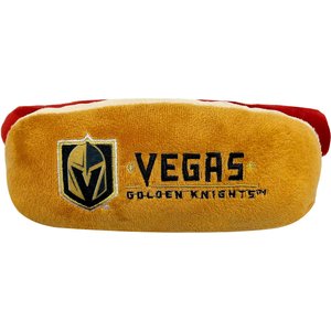 Pets First Hot Dog Squeaky Dog Chew Toy, Las Vegas Golden Knights