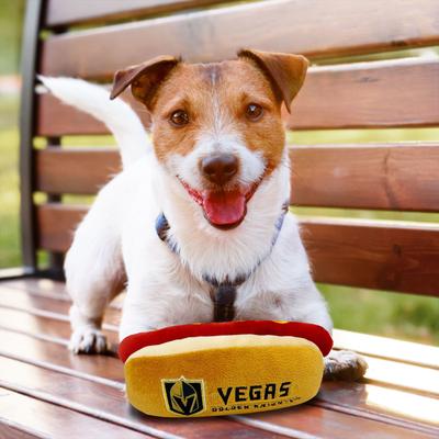 Show full view: Pets First Hot Dog Squeaky Dog Chew Toy, Las Vegas Golden Knights slide 7 of 8