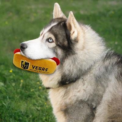 Show full view: Pets First Hot Dog Squeaky Dog Chew Toy, Las Vegas Golden Knights slide 6 of 8