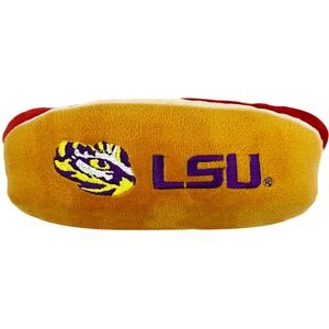 Pets First Hot Dog Squeaky Dog Chew Toy, LSU