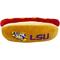 Show in main carousel: Pets First Hot Dog Squeaky Dog Chew Toy, LSU slide 2 of 7