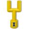 Show in main carousel: Pets First Illinois Hard Nylon Goal Post Dog Chew Toy, Yellow slide 1 of 5