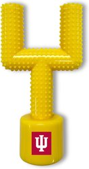 Pets First Indiana Hard Nylon Goal Post Dog Chew Toy, Yellow